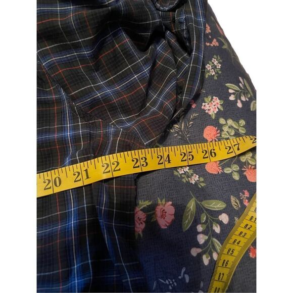 Chaps Mens Plaid Curved Hem Easy Care Long Sleeve Button Down Shirt Size Large - Picture 7 of 13